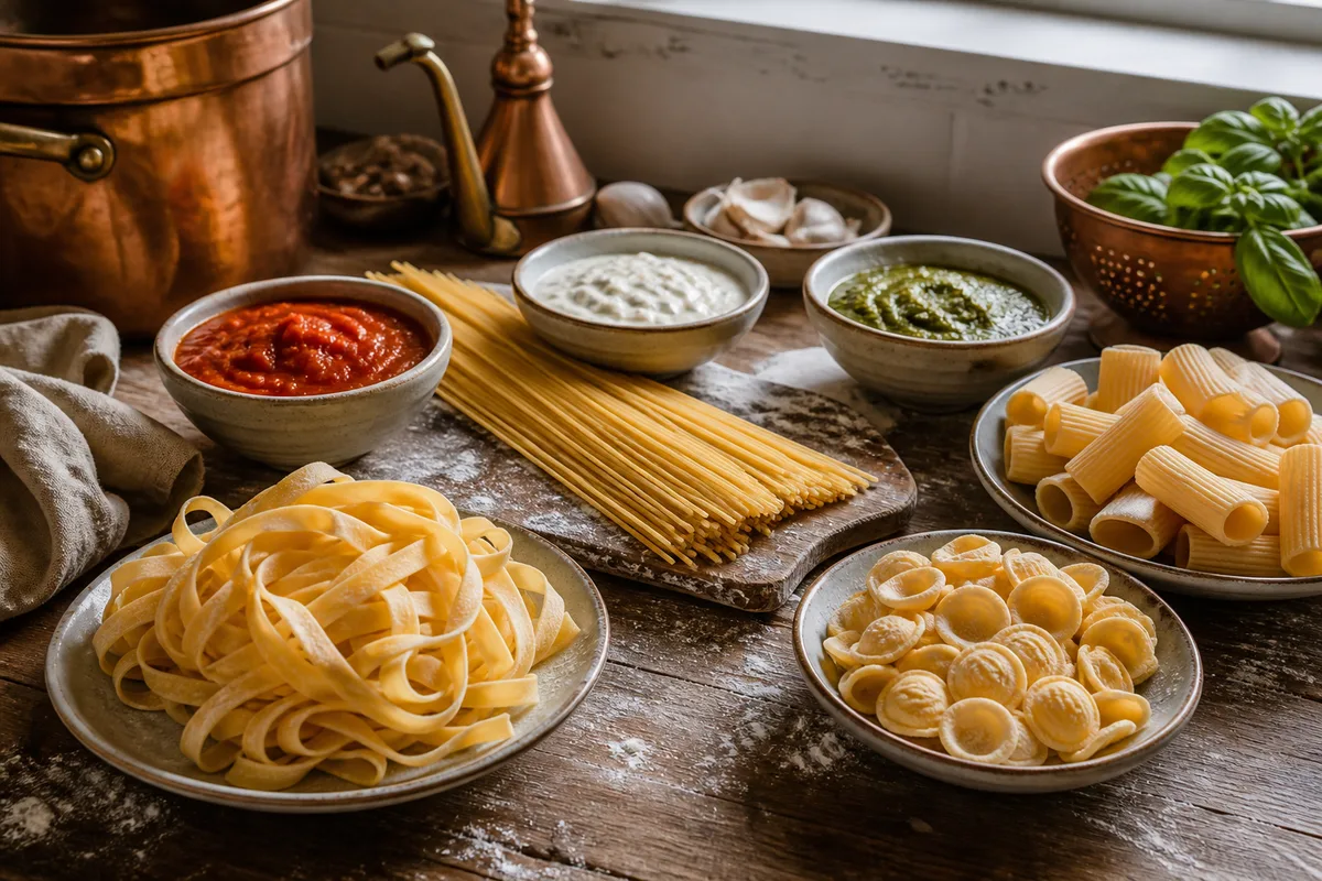 Choisir ses pâtes selon la sauce