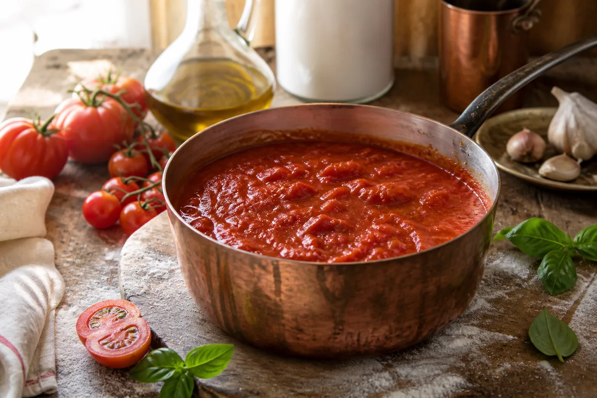 Sauce tomate : la base napolitaine